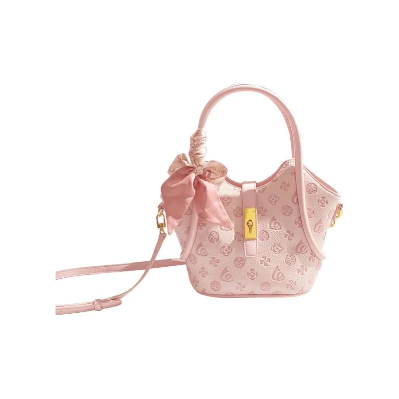 Jade En Plus PU Crossbody Handbag Women's Girly Pink-2