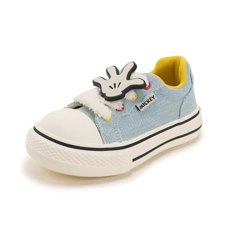 Disney Mickey Series Slip Resistant, Abrasion Resistant, Lightweight Low Top Canvas Shoes Women's-9