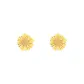 Yellow Small Sunflower Earring Post 1 Pair