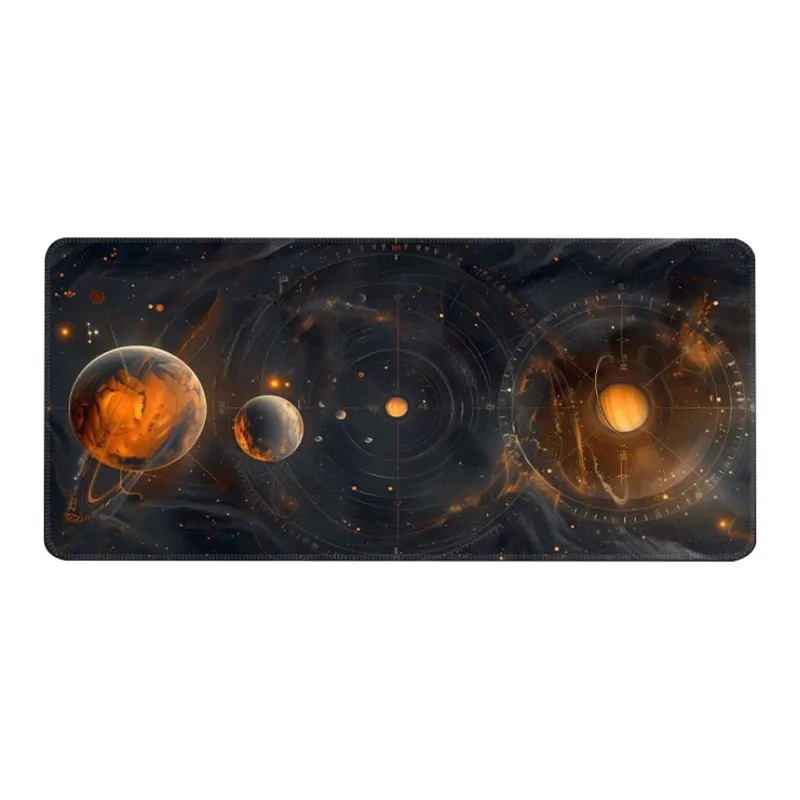 Vibrate Starry Sky Cosmic Planet Large Size Thickened Waterproof Computer Desk Pad Office Mouse Pads-5