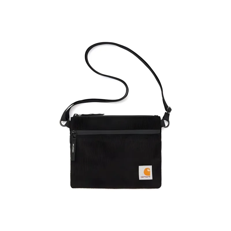 Carhartt WIP Polyester Cell Phone Pouch, Shoulder Bag, Crossbody Bag Unisex Black-2