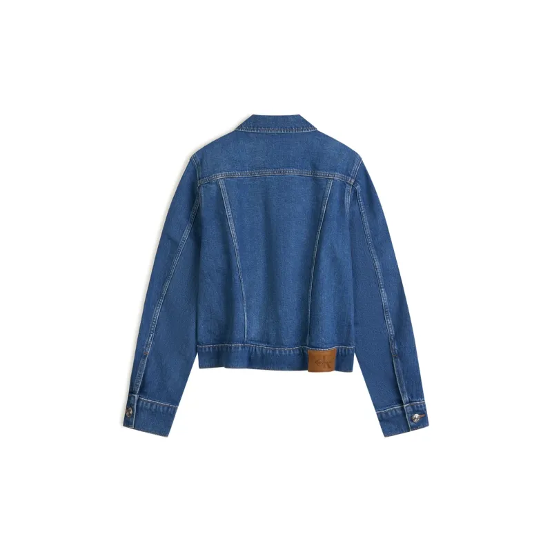 CALVIN KLEIN Denim Jacket Women's Denim Blue-1