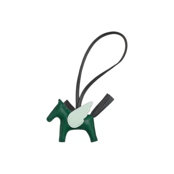 HERMES Rodeo Pegase Milo Lambskin Swift Calfskin Bag Accessories Small Size Women's Medium Green