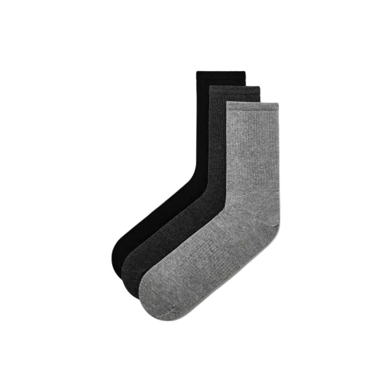 ZARA Mid-Calf Socks Men's 3 Pack Multicolor-0