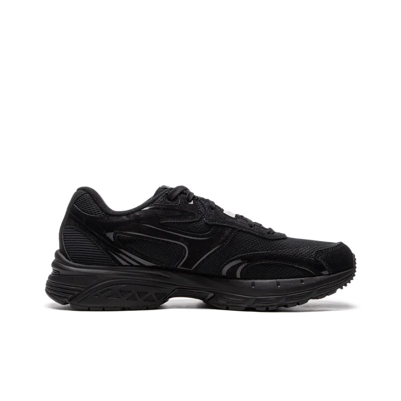 LiNing Slip-Resistant Cushioning Low-Top Chunky Sneakers Men's Black-1