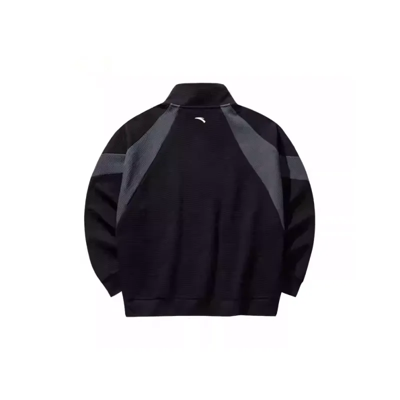Anta Basketball Collection Sweatshirt Men's Basic Black/Crab Gray-1