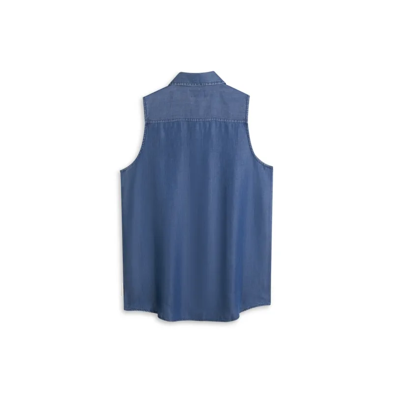 CALVIN KLEIN Shirt Women's Denim Blue-1