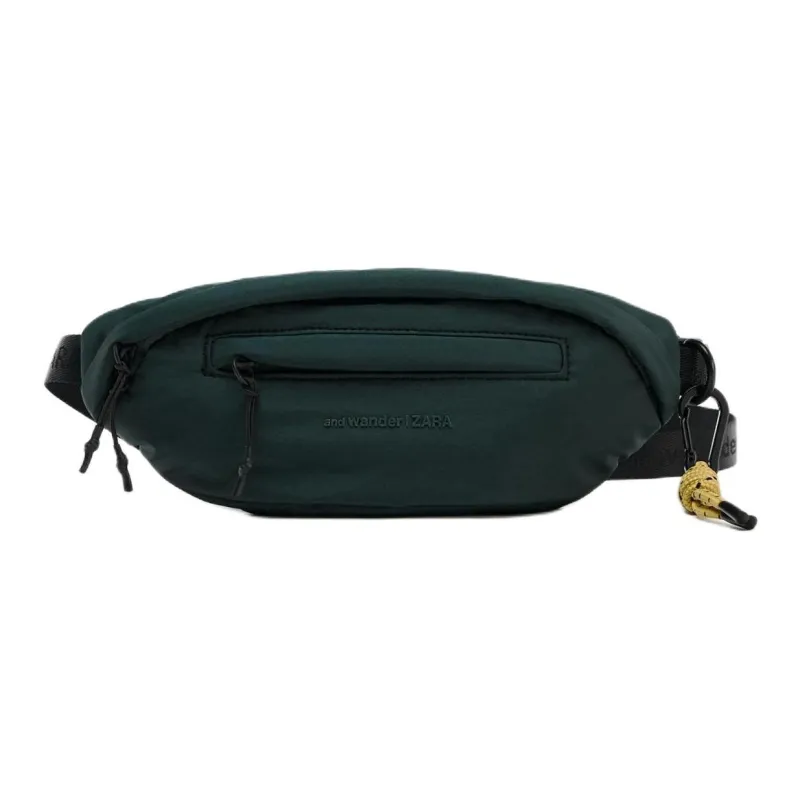 ZARA And Wander Collaboration Polyamide Crossbody Bags Fanny Pack Sling Bags Women's Black-0