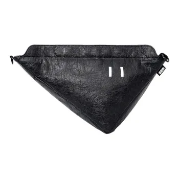 One Person's Planet DuPont Paper Crossbody Bag Medium Size Unisex Black