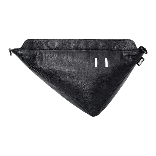 One Person's Planet DuPont Paper Crossbody Bag Medium Size Unisex Black