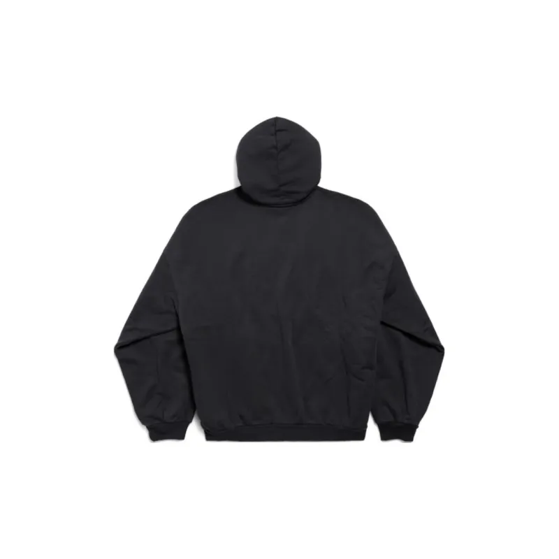 Balenciaga Optical Logo Printed Hoodie-1