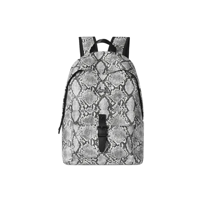 GLORY&CO PVC Backpack Unisex Gray White-1