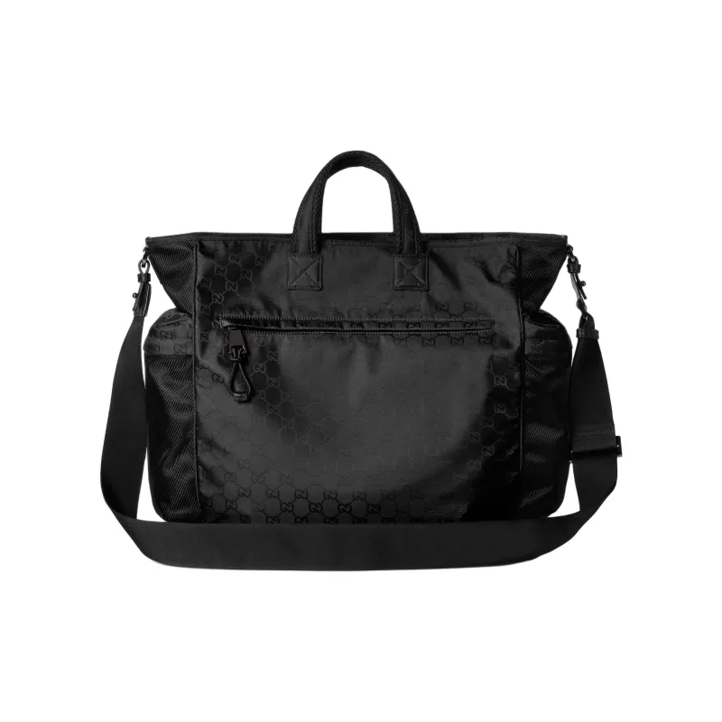 GUCCI Nylon Shoulder Bag, Crossbody Bag, Handbag Tubas Men's Black-3