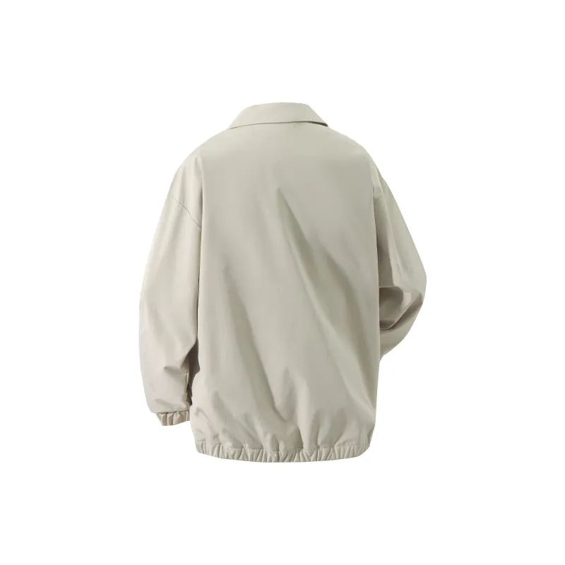 LIVINGTOWN Jackets Coats Unisex Cream Gray-12