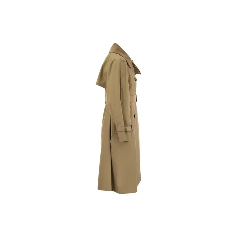 WEEKEND MaxMara Canasta Double Breasted Reversible Trench Coat-2