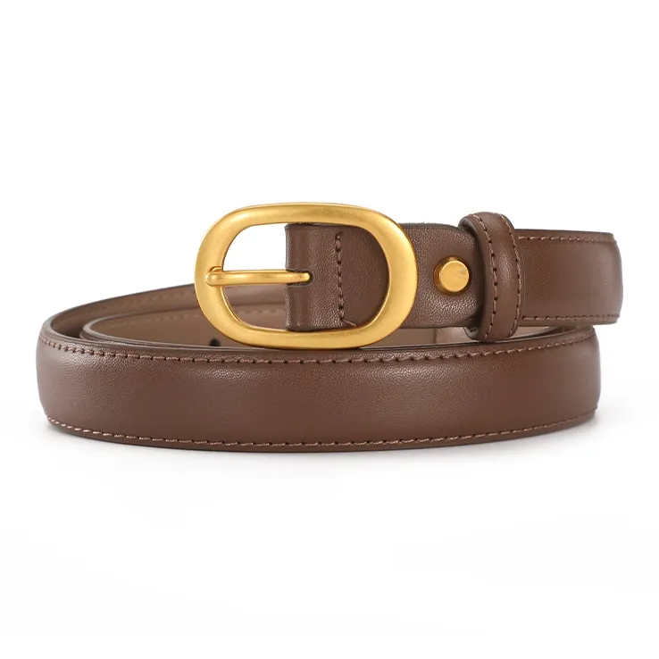 AOKANG Split Cow Leather Cow Split Leather Belts Women's 2.4cm-9