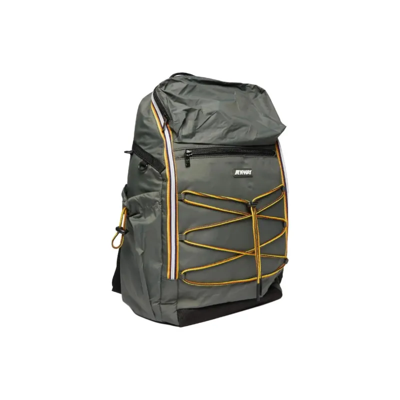 K-WAY Nylon Backpack Men's Green-1