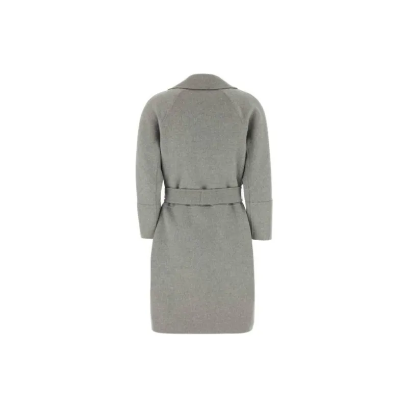 'S MAX MARA Arona Belted Long Sleeved Coat-1
