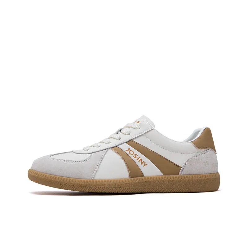 JOSINY Fashion Niche German Army Trainers Anti Slip Wear Resistant Low Top Casual Shoes Men's-0