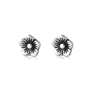 Brilliant Heart S990 Stud Earrings Women's
