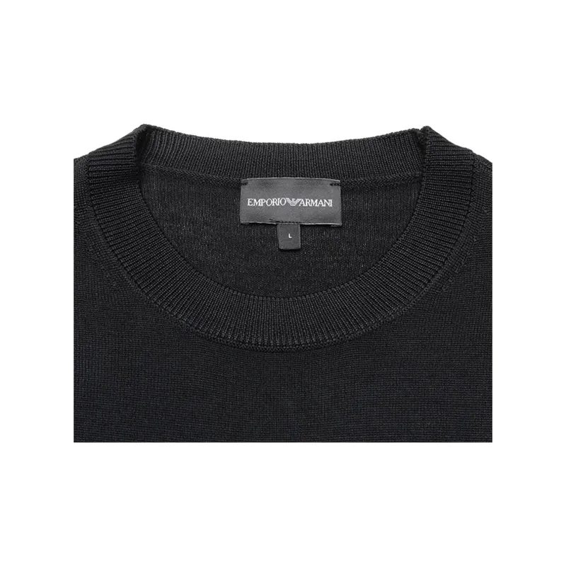 EMPORIO ARMANI Sweaters Men Black-2