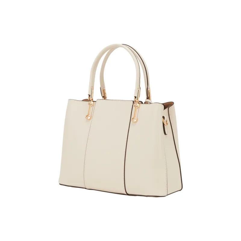 YEARCON Cow Leather With Microfiber Synthetic Leather Handbag Medium Size Women's Multicolor-2