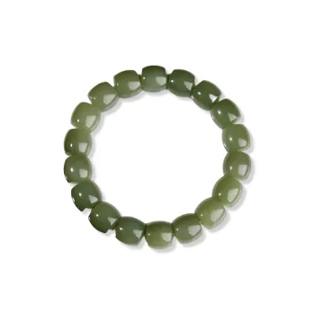 The Call Of The Heart Hetian Jade Bracelets Green Jade Unisex