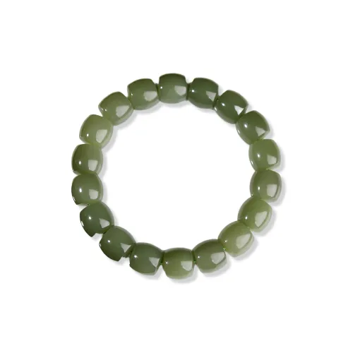 The Call Of The Heart Hetian Jade Bracelets Green Jade Unisex
