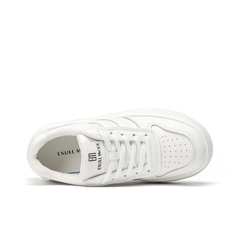 EXULL Q Low Top Skateboard Shoes Women's White-3