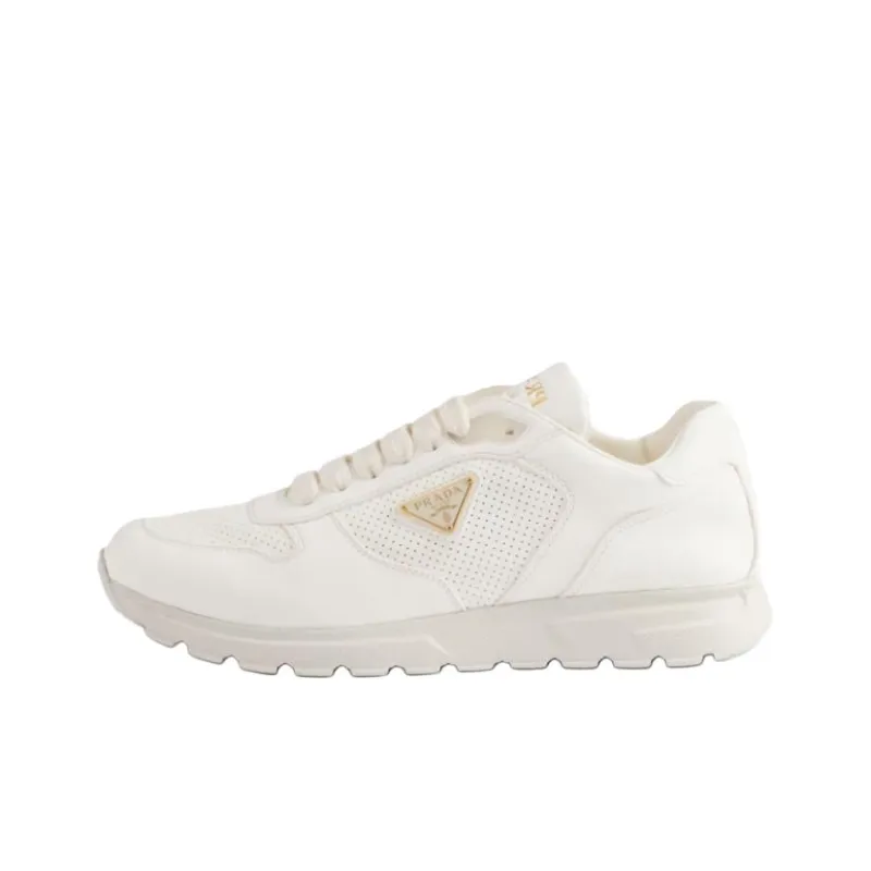 PRADA Prax 2.0 Low Top Casual Shoes Women's Ivory White-0