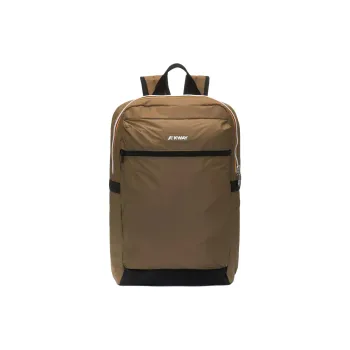 K-WAY Nylon Backpack Unisex Brown