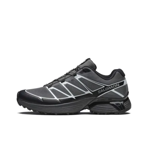 SALOMON XT-Pathway Anti-Slip Wear-Resistant Low-Top Casual Running Shoes Unisex Gray Black