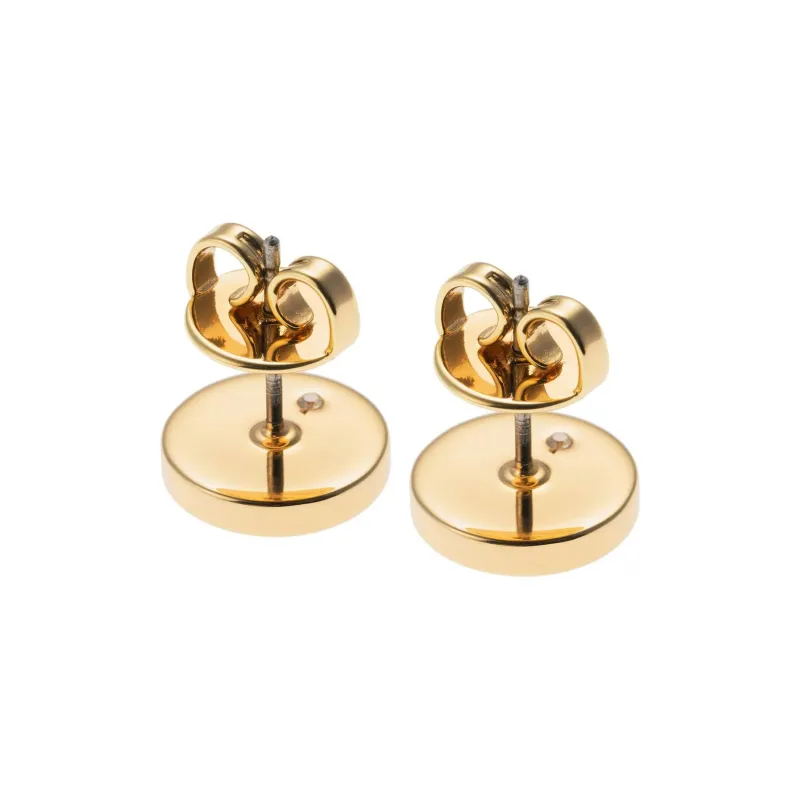 TORY BURCH Metal Stud Earrings Women's Gold-3