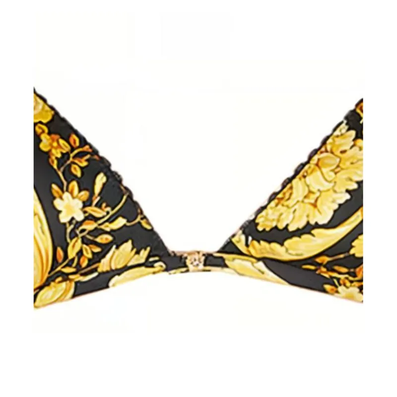 VERSACE Barocco Motif Printed Bra-3