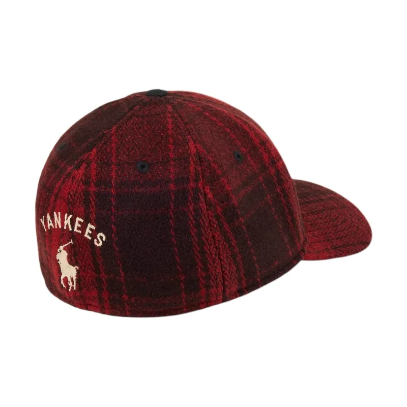 Ralph Lauren Wool Baseball Caps Unisex Red-1