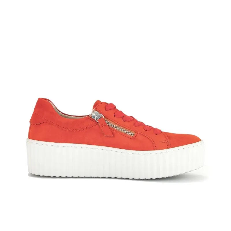 Gabor Fashion Low Top Skateboard Shoes Unisex Orange-2