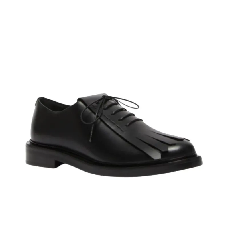 MaxMara Leather Oxford Shoes Women's-2