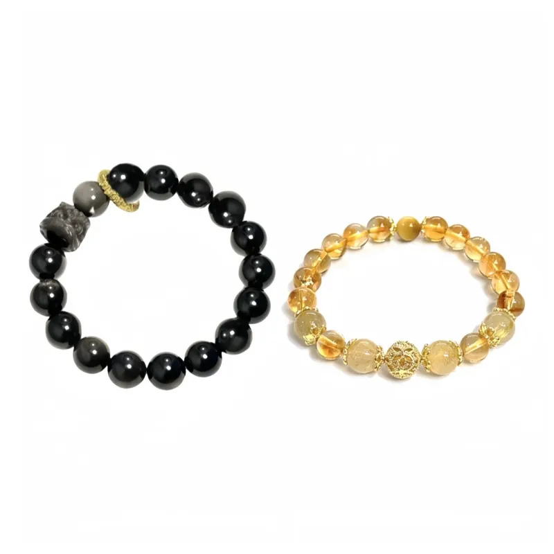 Fengyun Pavilion Obsidian Bracelets Unisex-4