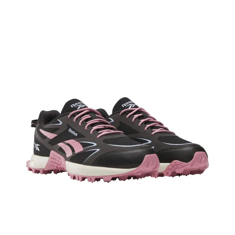 Reebok Abrasion Resistant Slip Resistant Low Top Running Shoes Women's Black/Pink-2