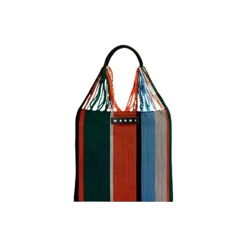 MARNI Fabric Hammock Bag Handbag Small Size Women's Orange