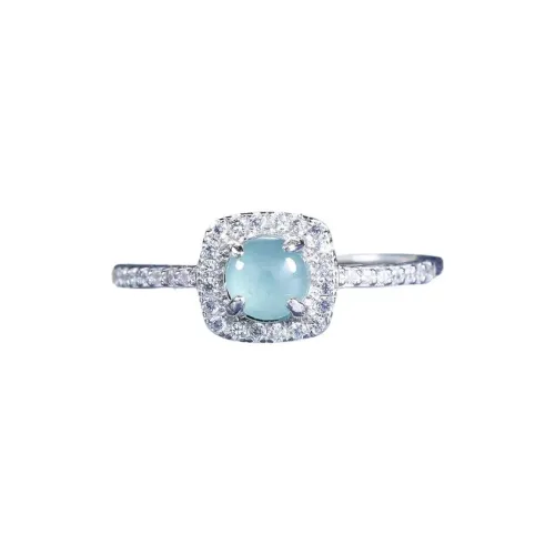 Gifts Glutinous Jade Jadeite Rings Unisex