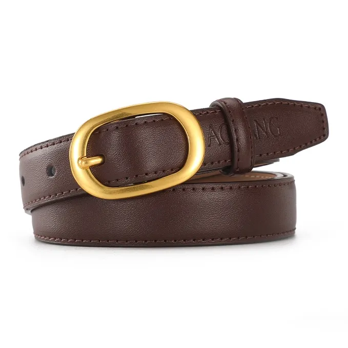AOKANG Split Cow Leather Cow Split Leather Belts Women's 2.4cm-10