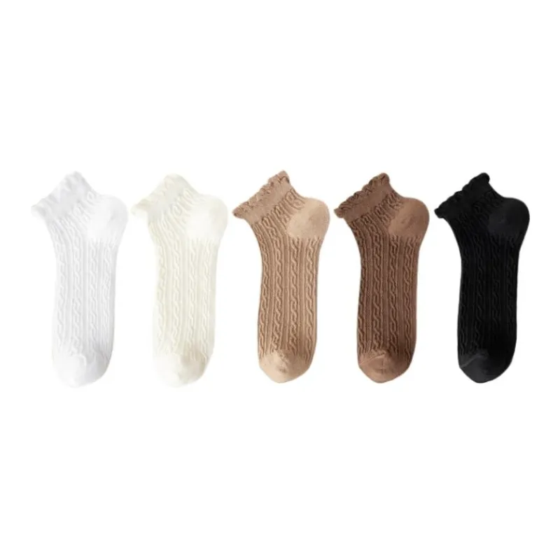 Lan Miao Ankle Socks Women's 5 Pack-3