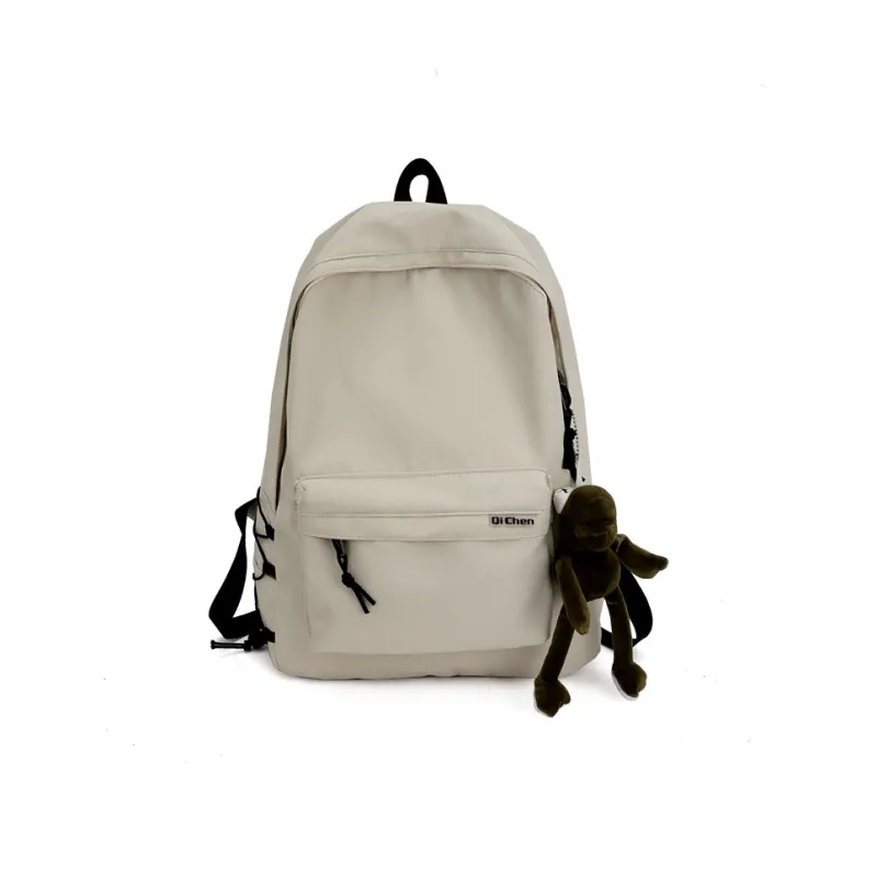 Alcohol Dragon Nylon Backpack Regular Unisex Black/White-8