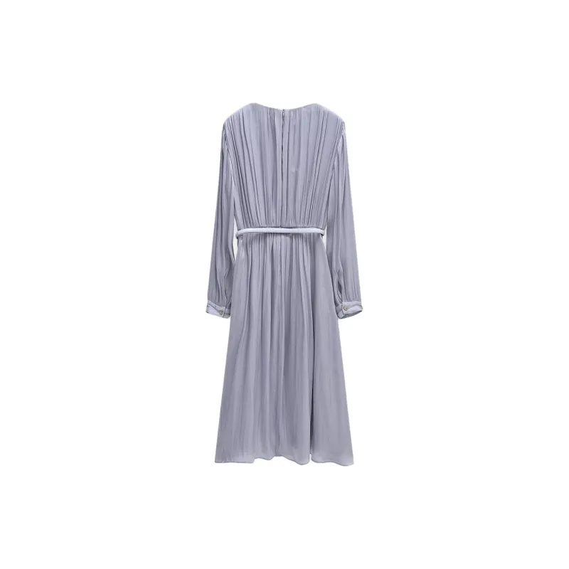 INSUN Long-Sleeved Dresses Women's Lavender-1