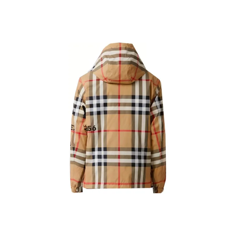 Burberry Horseferry Print Check Nylon Hooded Jacket-1