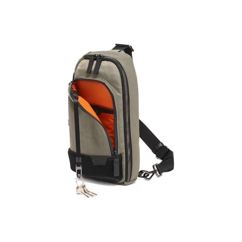 TUMI Nylon Sling Bag Unisex Titanium Gray-4