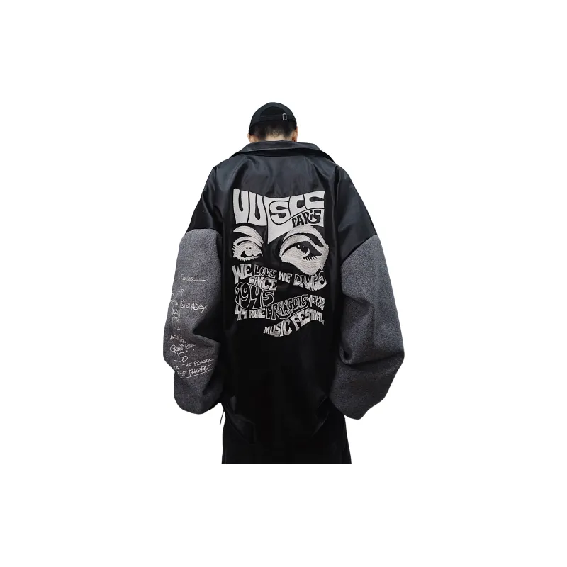 UUCSCC Jackets Coats Men's Black-5