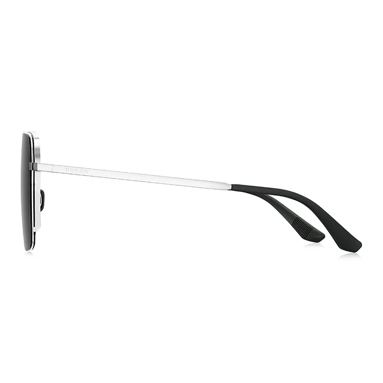 BOLON Stainless Steel Β Titanium Rubber Aviator Sunglasses Men's-4