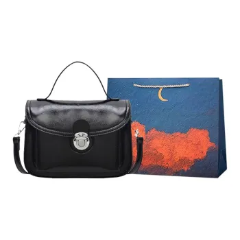 Elsvet PU Handbag, Shoulder Bag, Crossbody Bag Women's Black/Brown/Ecru/Red
